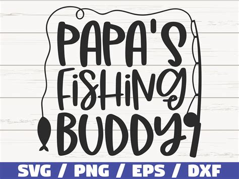 Download Free Papa's Fishing Buddy for Cricut Machine